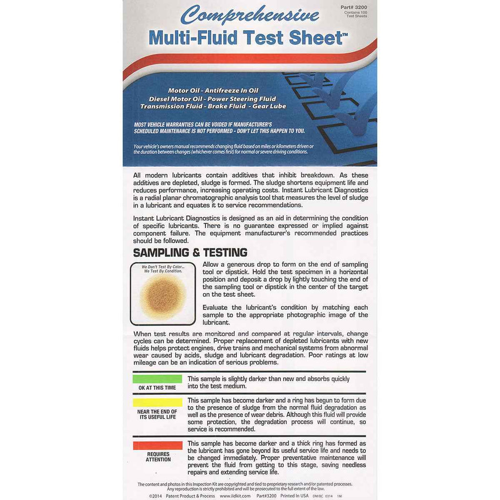 Flo-Dynamics Multi-Fluid Test Kit