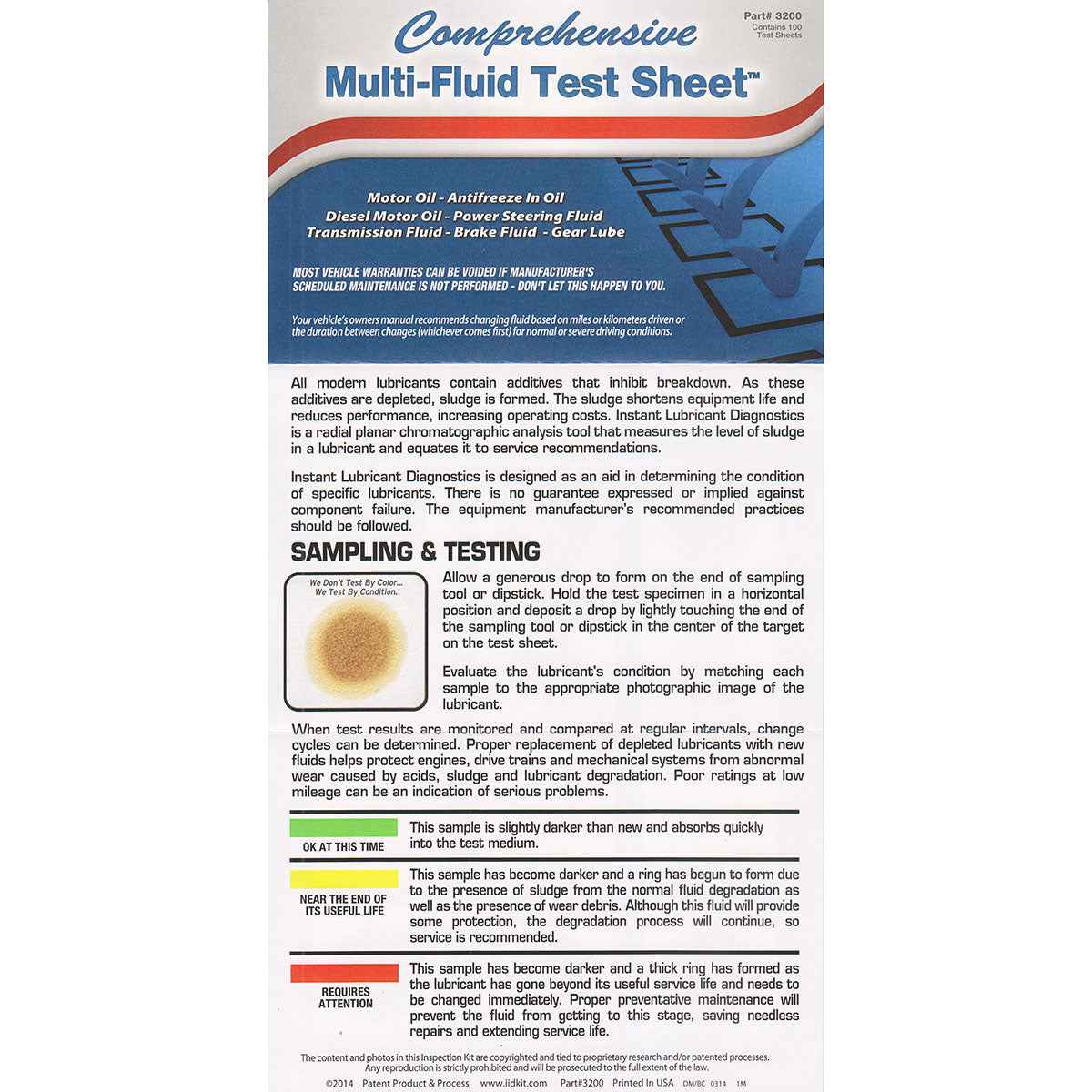 Flo-Dynamics Multi-Fluid Test Kit