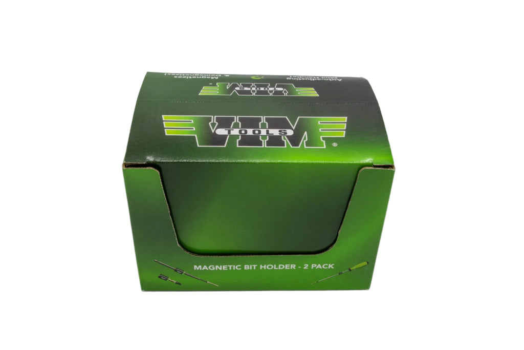 VIM Tools - MAGNETIC BIT HOLDER DISPLAY - 10 PACKS OF MBH2 (2 PCS PER PACK)