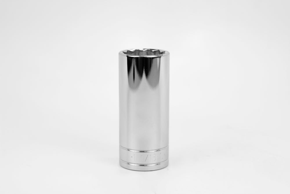 SK Tools USA - 1/2" Drive 12 Point Fractional Deep Chrome Socket (5/8 - 1-1/2)