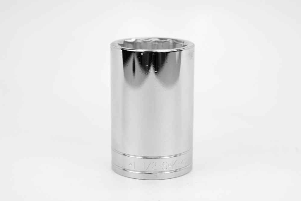 SK Tools USA - 1/2" Drive 12 Point Fractional Deep Chrome Socket (5/8 - 1-1/2)