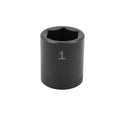 SK Tools USA - 1/2" Drive 6 Point Standard Fractional Impact Socket (1" - 1-1/8")