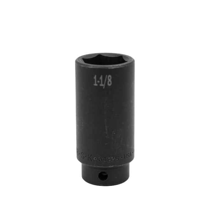 SK Tools USA - 1/2" Drive 6 Point Deep Fractional Impact Socket (1" - 1-1/2")