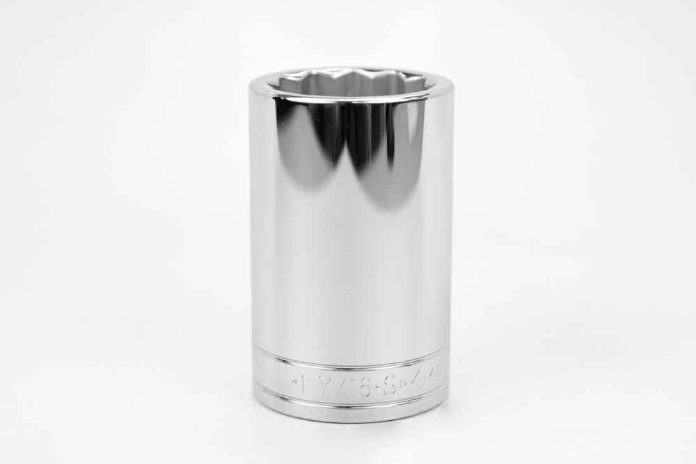 SK Tools USA - 1/2" Drive 12 Point Fractional Deep Chrome Socket (5/8 - 1-1/2)