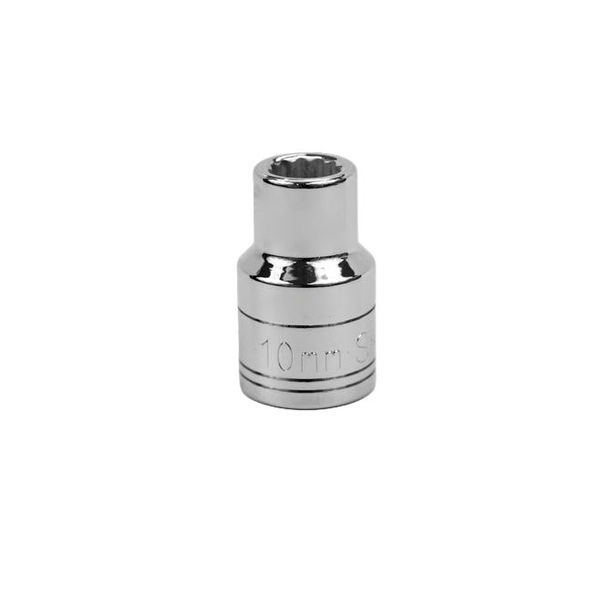SK Tools USA - 1/2" Drive 12 Point Metric Standard Chrome Socket (10mm - 29mm)