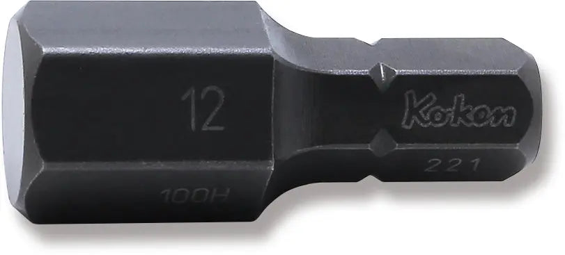5/16 Hex Dr. Bit  12mm Hex Length 32mm