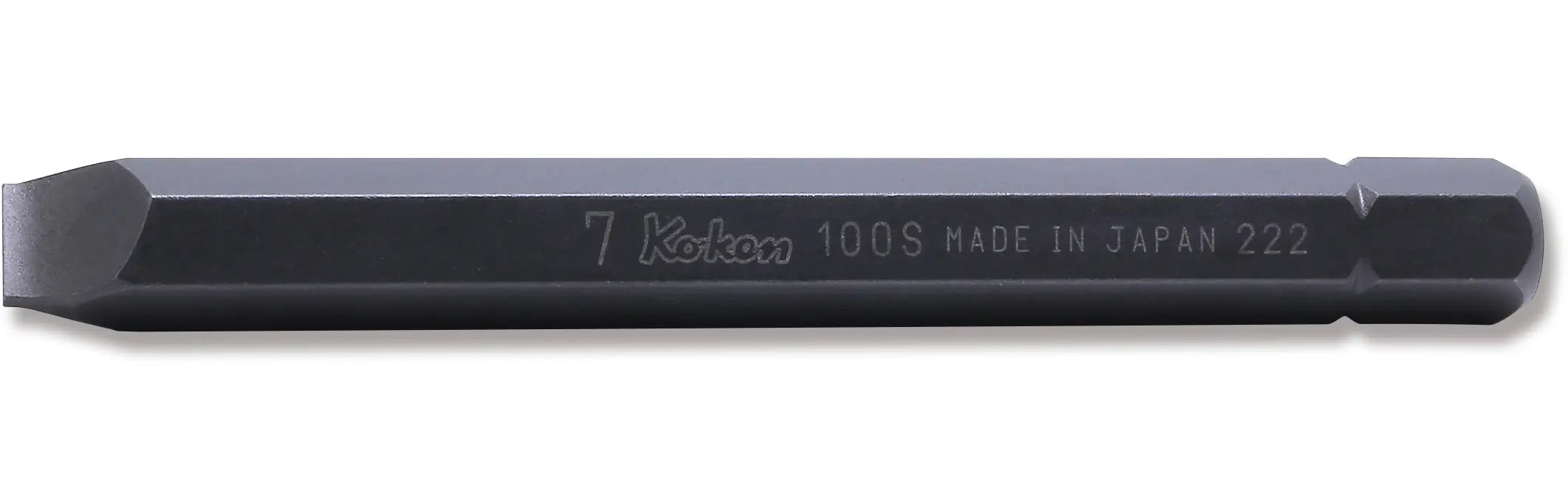 5/16 Hex Dr. Bit Slotted 1.0 x 7  Length 80mm