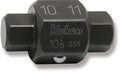 4-Point/6-Point Male Drain Plug Key Bits 10mm x 11mm Hex x Hex Length 32mm