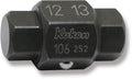4-Point/6-Point Male Drain Plug Key Bits 12mm x 13mm Hex x Hex Length 32mm