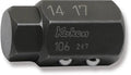 4-Point/6-Point Male Drain Plug Key Bits 14mm x 17mm Hex x Hex Length 32mm