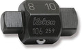 4-Point/6-Point Male Drain Plug Key Bits 8S x 10S Square x Square Length 32mm