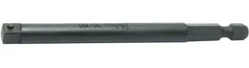 1/4 Hex Dr. Adaptor  1/4 Square Length 100mm Pin type