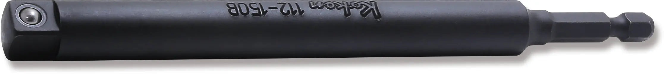 1/4 Hex Dr. Adaptor  3/8 Square Length 150mm Ball type