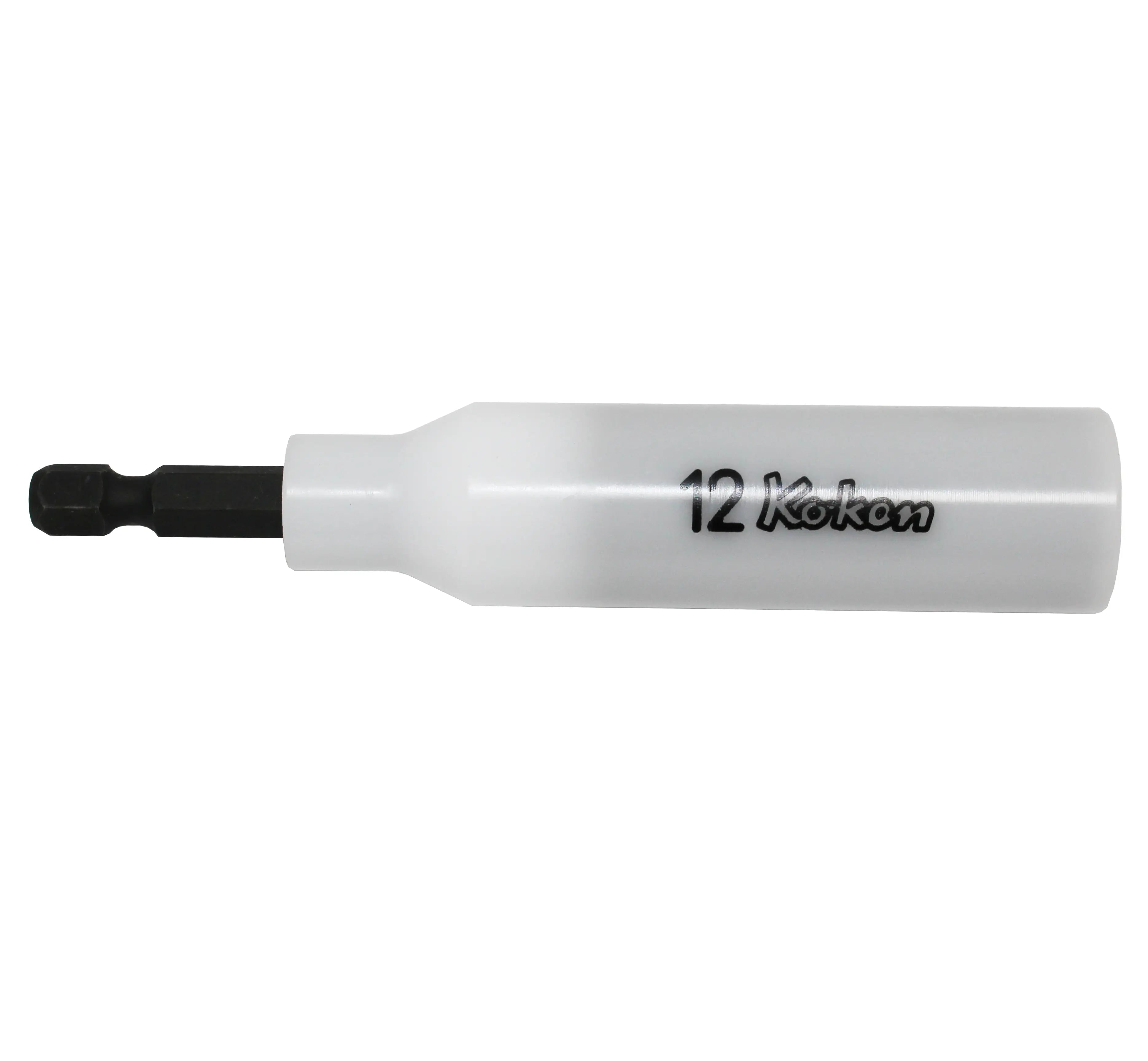1/4 Hex Dr. Nut Setter with Plastic Protector  12mm 6 point Length 100mm Slide Magnet Turnable POM cover