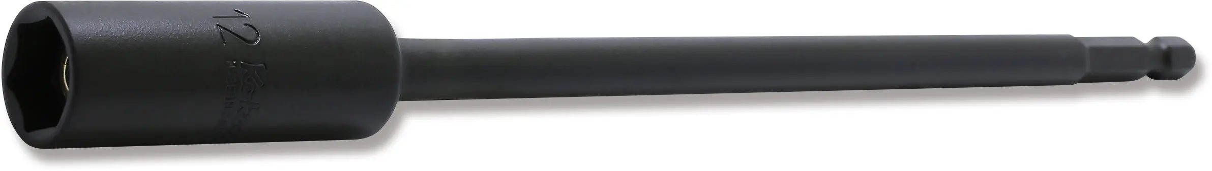1/4 Hex Dr. Nut Setter  12mm 6 point Length 200mm Slide Magnet