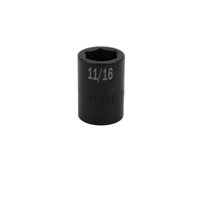 SK Tools USA - 1/2" Drive 6 Point Standard Fractional Impact Socket (3/8"-15/16")