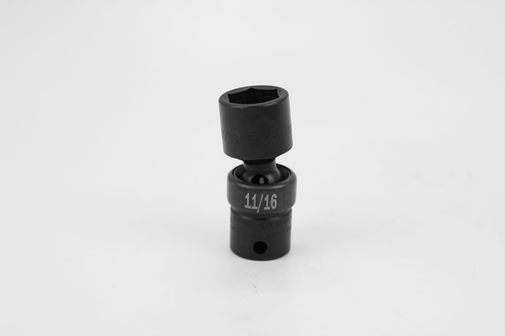 SK Tools USA - 3/8" Drive 6 Point Swivel Fractional Impact Sockets – (5/16"-3/4")