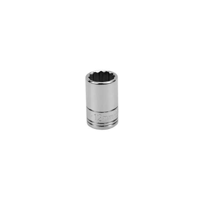 SK Tools USA - 3/8" Drive Chrome 12-Point Standard Socket (8mm–22mm)