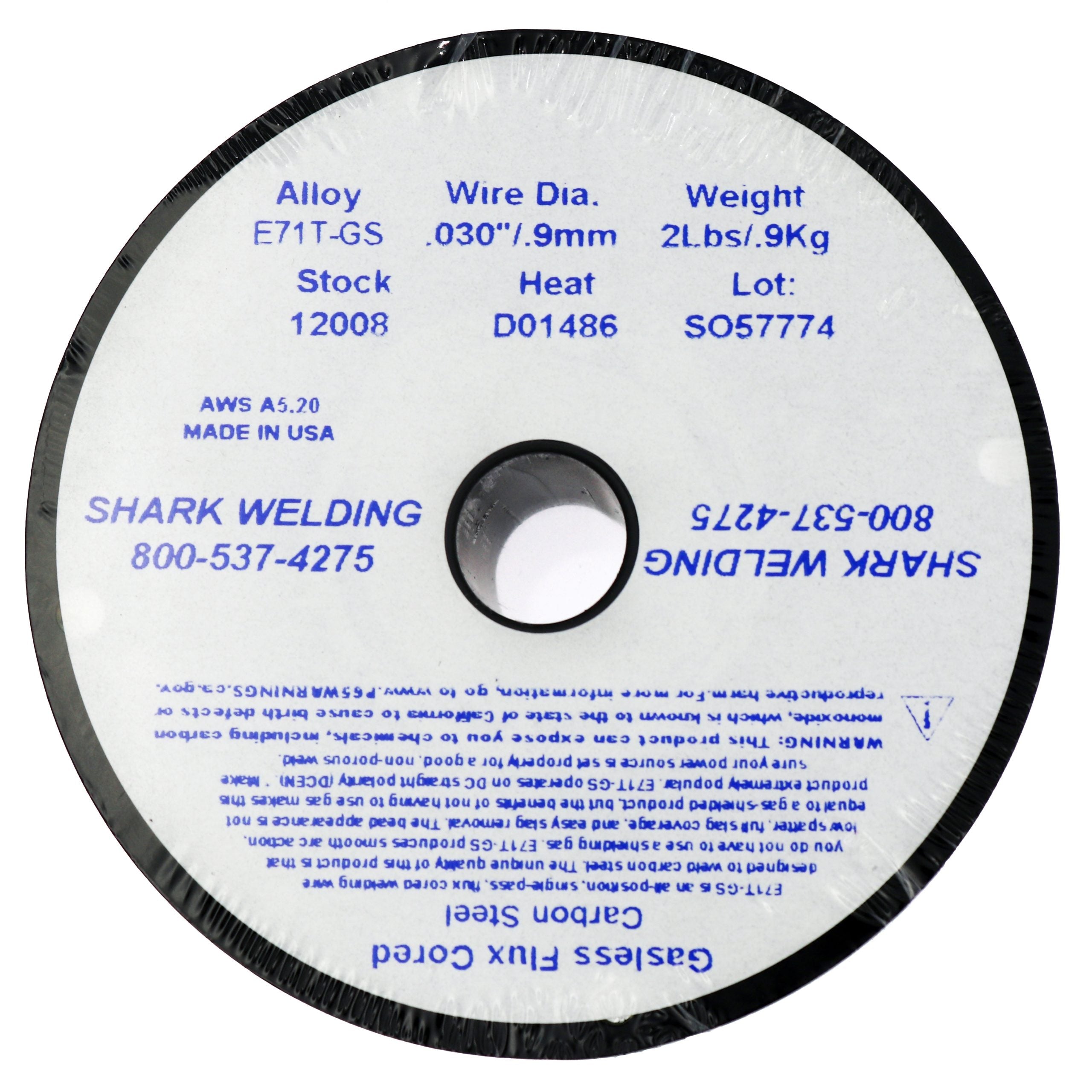 Shark Industries - Gasless Flux Cored Carbon Steel MIG Wire