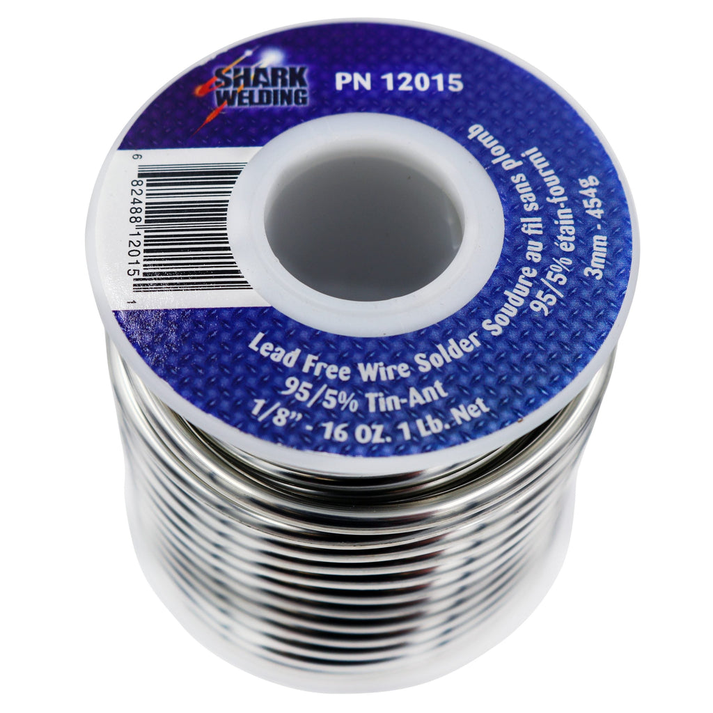Shark Industries - Lead Free Wire Solder- 95/5% Tin Antimony alloy