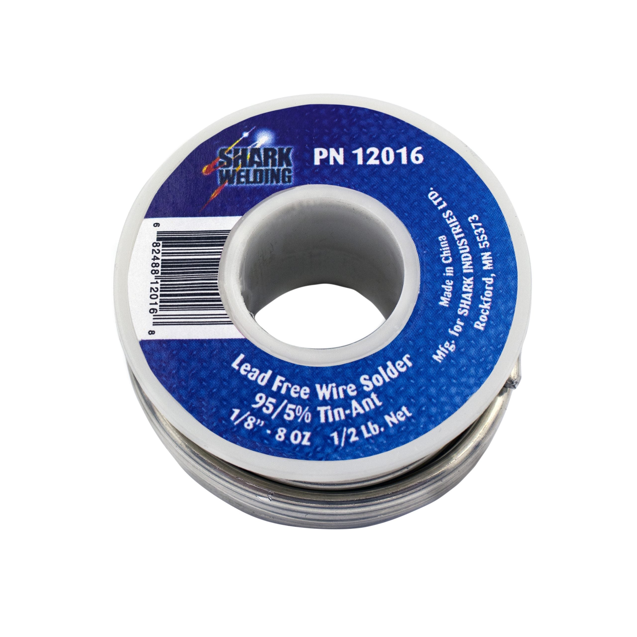 Shark Industries - Lead Free Wire Solder- 95/5% Tin Antimony alloy