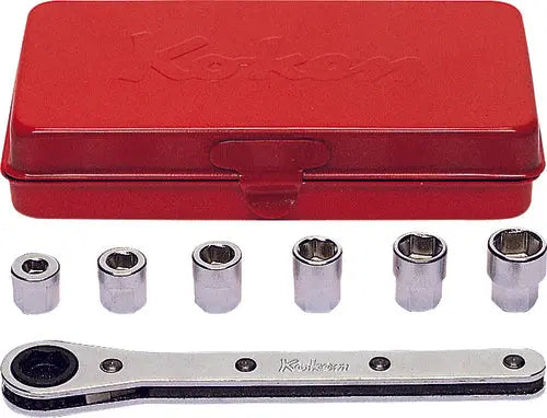 Socket Set  5-10mm 6 point   7 pieces