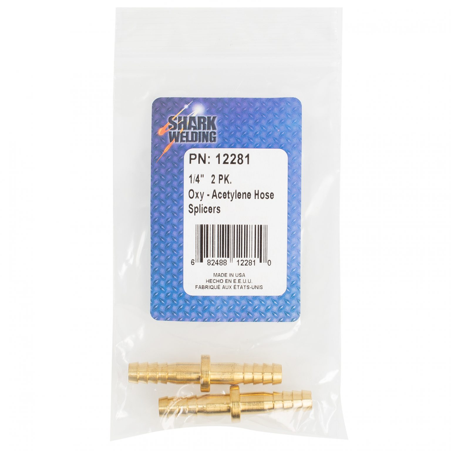 Shark Industries - Oxygen-Acetylene Hose Splicers. 1/4″