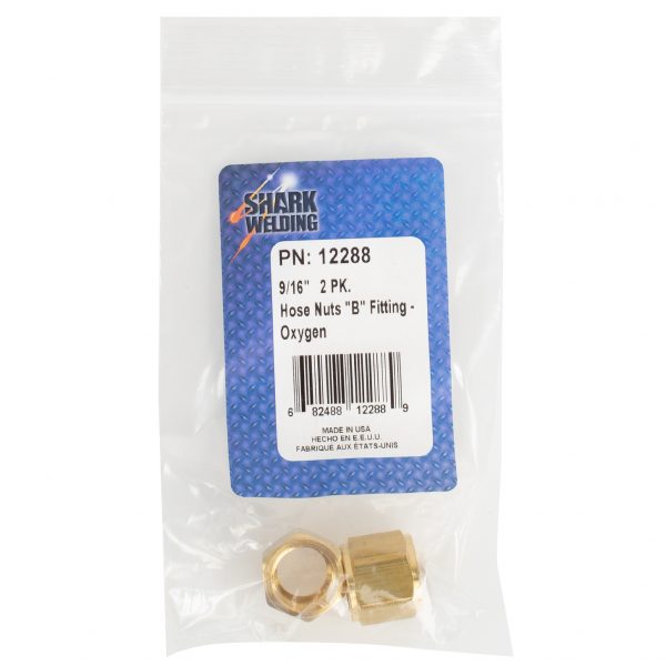 Shark Industries - Hose Nuts – “B” Fitting Oxygen – 9/16″