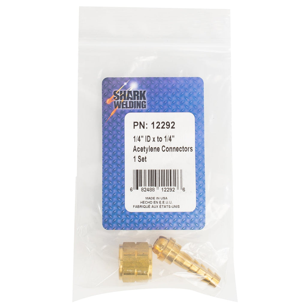 Shark Industries - Acetylene Connectors – 1/4″ ID. Acetylene to 1/4″