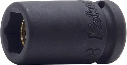 1/4 Sq. Dr. Socket  4mm 6 point Length 23mm Magnet