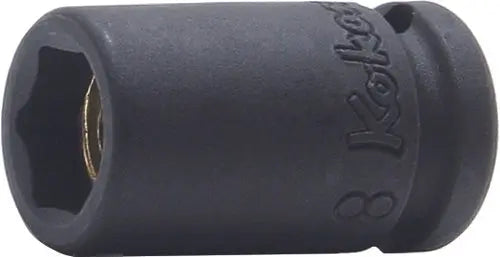 1/4 Sq. Dr. Socket  9mm 6 point Length 23mm Magnet