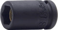 1/2 Sq. Dr. Socket  12mm 6 point Length 38mm Magnet