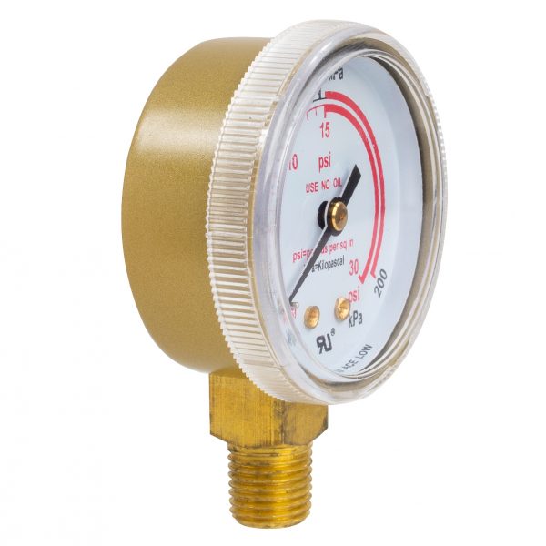 Shark Industries - Medium Duty Acetylene Gauge (Made of High Quality Brass) – 2″