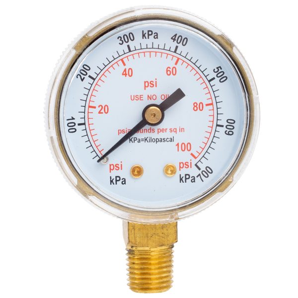 Shark Industries - All Gas Gauges – 2", 1/4" NPT, (60 – 4000 Pounds)