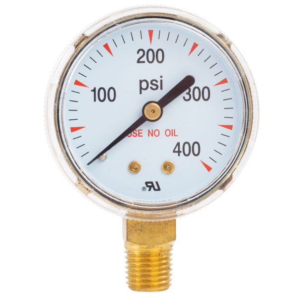 Shark Industries - All Gas Gauges – 2", 1/4" NPT, (60 – 4000 Pounds)