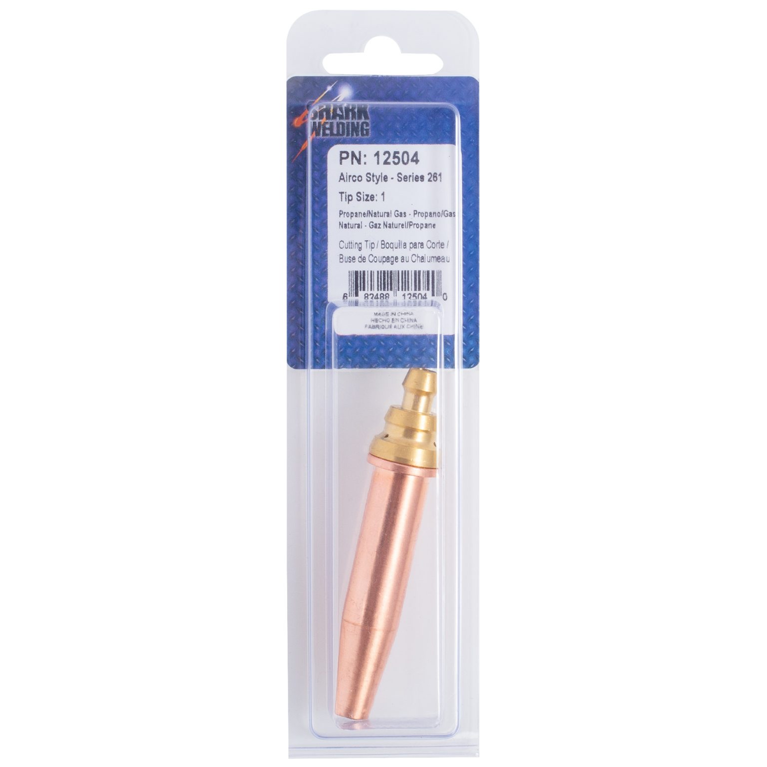 Shark Industries - Cutting Tip – Airco Style – Series 261 – Propane/Natural Gas – Size 1