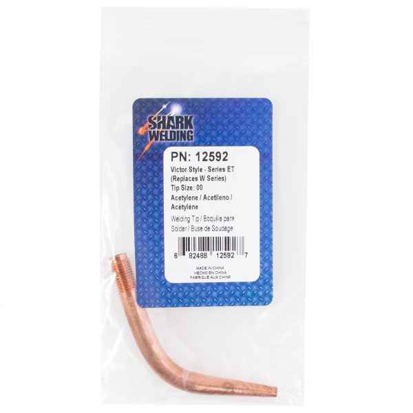 Shark Industries - Welding Tip – Victor Style – Series ET – Acetylene – (Size 00-0)