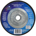 Shark Industries - Depressed Center Type 27 Zirconia Grinding Wheels for Stainless Steel – Hubbed. 4.5″ x 1/4″ x 5/8 - 11NC – 24 Grit
