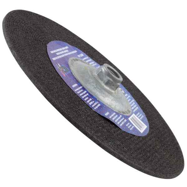 Shark Industries - 9″ Type 27 Aluminum Oxide Grinding Wheel – 1/8″ x 5/8″-11, 24 Grit