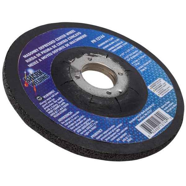 Shark Industries - Depressed Center Type 27 Grinding Wheels for use on Masonry 4.5″x 1/4″ x 7/8