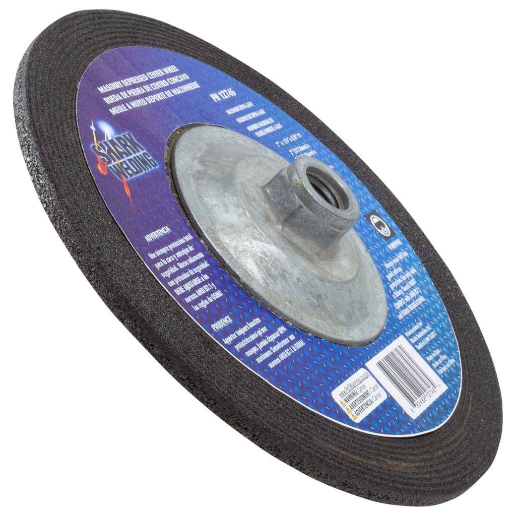 Shark Industries - Depressed Center Type 27 Grinding Wheels for use on Masonry 7″x 1/4″ x 5/8-11