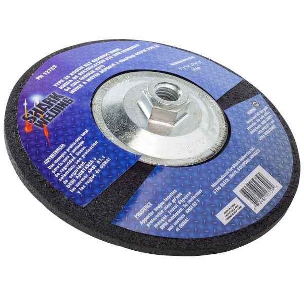Shark Industries - Type 28 Koolie Hat Grinding Wheels – 7″ x 1/4″ x 5/8-11