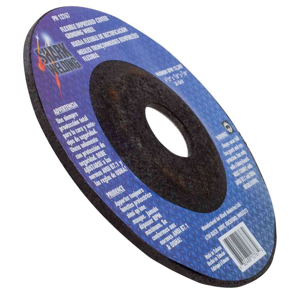 Shark Industries - Flexible Grinding Wheels-4.5″ x 1/8″ x 7/8″ – 36 Grit & 60 Grit