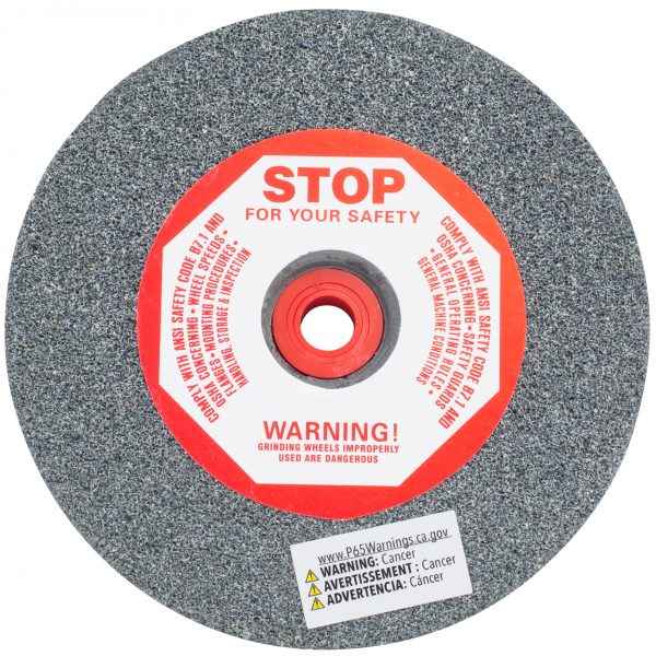 Shark Industries - Bench Seat Grinding Wheel – Size 6″ x 3/4″ Thick x 1″ Arbor – 36 Grit, 60 Grit, 80 Grit – Aluminum Oxide