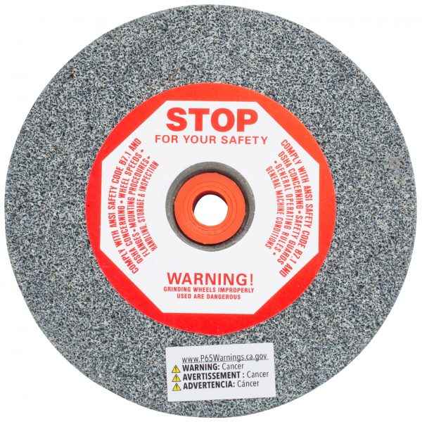 Shark Industries - Bench Seat Grinding Wheel- Size 6″x 1″ Thick x 1″ Arbor – 36 Grit, 60 Grit, 80 Grit – Aluminum Oxide