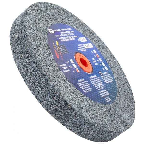 Shark Industries - Bench Seat Grinding Wheel – Size 7″x 1″ Thick x 1″ Arbor – 36 Grit, 60 Grit, 80 Grit – Aluminum Oxide