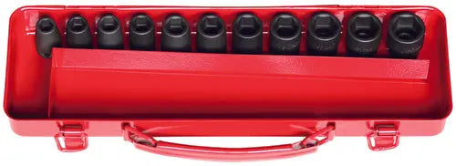 3/8 Sq. Dr. Socket 1  9-19mm 6 point   11 pieces