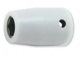 3/8 Sq. Dr. Socket with Plastic Protector  17mm 6 point Length 33.3mm  Turnable POM cover