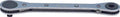 1/4" Square and Hex Dual Ratchet Handle - Length 141mm