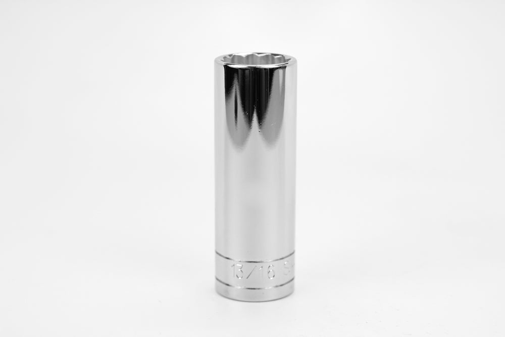 SK Tools USA - 1/2" Drive 12 Point Fractional Deep Chrome Socket (5/8 - 1-1/2)